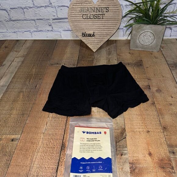 Mens NWT Bombas Cotton Boxer Briefs size M 32-37 - Picture 2 of 6